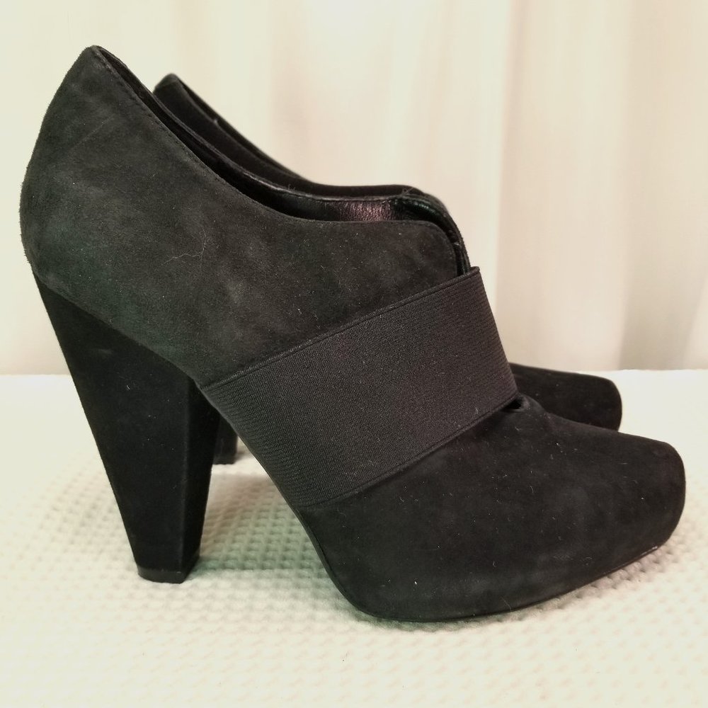 Jessica Simpson Women's Ankle Booties High Chunky Heel Black Size 8
